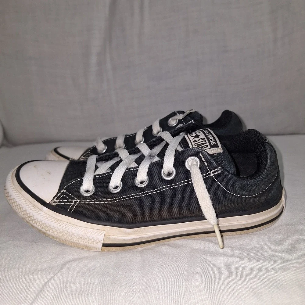 Converse All Star Low Top‎ Sneakers Kids Size US 2 / UK 1.5 Black A01696F Chuck